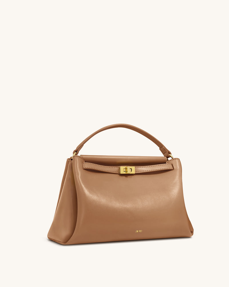 Carmen Top Handle Bag - Brown